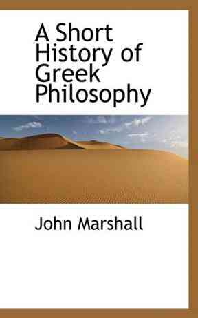 A Short History of Greek Philosophy